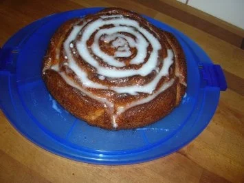 Saftiger Apfelmuskuchen - Rezept