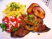 Kalbsleber  "Berliner Art" - Rezept