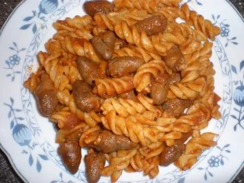 Rezept: Hühnerherzen geschmort Hühnerherzen geschmort - Rezept