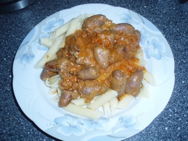 Rezept: Hühnerherzen geschmort Bild Nr. 2 Hühnerherzen geschmort - Rezept - Bild Nr. 2