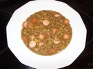 C: Linseneintopf mit Würstchen - Rezept