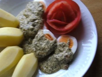 Rezept: Eier in Kräutersenf-Soße .. Bild Nr. 3 Eier in Kräutersenf-Soße .. - Rezept - Bild Nr. 3