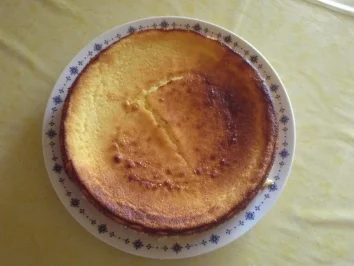 Quarktorte ohne Teigboden - Rezept