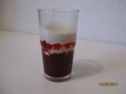 Panna cotta mit aromatisiertem Himbeermark - Rezept