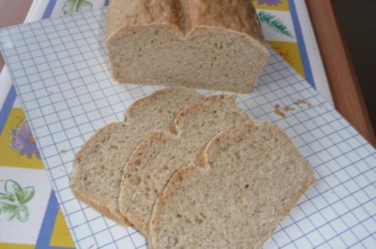 Brot: Weißbrot mit Vollkornanteil - Rezept