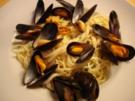 Muscheln in Kräuter-Sahnesauce mit Spaghetti - Rezept