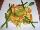 Hühnerragout mit Flusskrebsen in Proseccosauce und viel Gemüse, echt lecker - Rezept