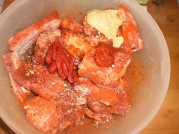 geschmorte Schweinerippchen ~ Mischgemüse - Rezept - Bild Nr. 3