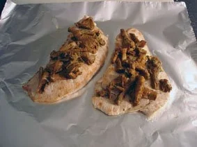 Rezept: Pfifferlingschnitzel mt Kräuter-Butter-Reis Bild Nr. 4 Pfifferlingschnitzel mt Kräuter-Butter-Reis - Rezept - Bild Nr. 4