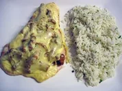 Pfifferlingschnitzel mt Kräuter-Butter-Reis - Rezept