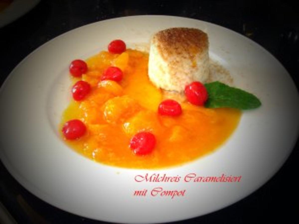 Milchreis-Dessert mit Erdbeer-Rabarber-Compot - Rezept - Bild Nr. 2