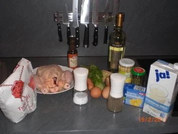 Rezept: Hühner Frikassee Bild Nr. 2 Hühner Frikassee - Rezept - Bild Nr. 2