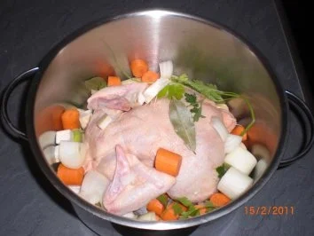 Rezept: Hühner Frikassee Bild Nr. 3 Hühner Frikassee - Rezept - Bild Nr. 3