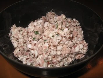 Hüttenkäse mit Thunfisch - Rezept