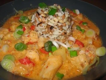 Fischgulasch mit 5-Korn-Reis - Rezept - Bild Nr. 2