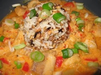 Fischgulasch mit 5-Korn-Reis - Rezept - Bild Nr. 3