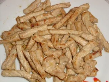 Rezept: Schweinegeschnetzeltes mit Gemüse in Frischkäserahm Bild Nr. 6 Schweinegeschnetzeltes mit Gemüse in Frischkäserahm - Rezept - Bild Nr. 6