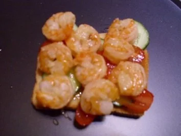 Garnelen Toast  zur späten Stunde.. - Rezept - Bild Nr. 4