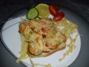 Garnelen Toast  zur späten Stunde.. - Rezept