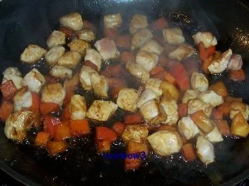 Rezept: Kochen: Schweinefleisch-Paprika-Pfanne Bild Nr. 2 Kochen: Schweinefleisch-Paprika-Pfanne - Rezept - Bild Nr. 2