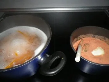 Rezept: Taglioline mit Tomatensahne Bild Nr. 2 Taglioline mit Tomatensahne - Rezept - Bild Nr. 2