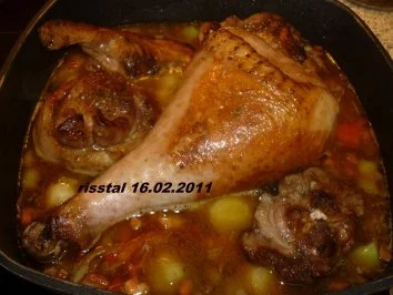 Rezept: Geschmorte Putenkeule Bild Nr. 5 Geschmorte Putenkeule - Rezept - Bild Nr. 5