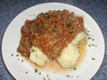 Rezept: Blumenkohl " Bolognese " Blumenkohl " Bolognese " - Rezept