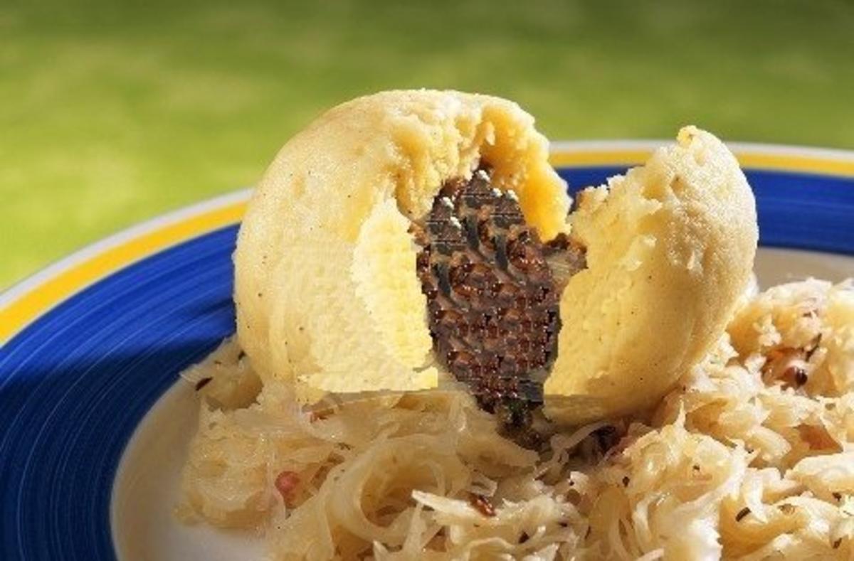 Mini Knödel-Hackfleisch-Spieße - Rezept - kochbar.de