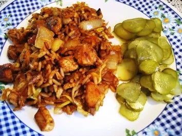 Reis - im Wok gebraten .... - Rezept
