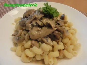 Sauce:  MISCHPILZ-SAHNE-SAUCE - Rezept