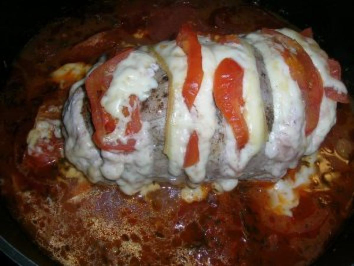 Schweinerücken gefüllt mit Raclette-Käse und Tomaten - Rezept - Bild Nr. 9
