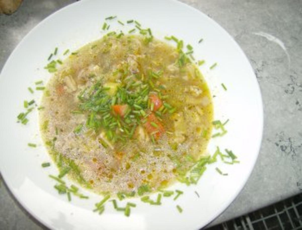 Gemüse Fisch Suppe - Rezept