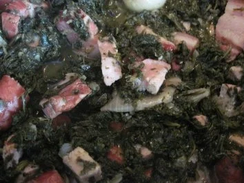 Rezept: Grünkohl mit Kartoffeln Grünkohl mit Kartoffeln - Rezept