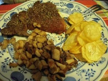 Rezept: Marinierte Rindersteaks von der Hochrippe Marinierte Rindersteaks von der Hochrippe - Rezept