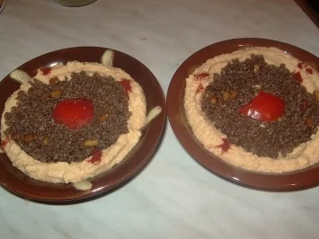 Hommos, Kichererbsen-Pürree - Rezept