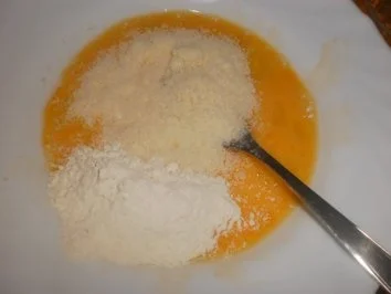 Putenschnitzel mit Reisfüllung ~ Schmor-Kohlrabi mit Schinken-Gemüse-Schnee - Rezept - Bild Nr. 4