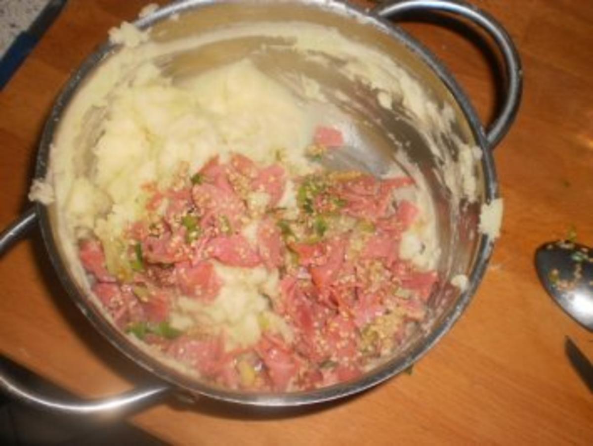 Putenschnitzel mit Reisfüllung ~ Schmor-Kohlrabi mit Schinken-Gemüse-Schnee - Rezept - Bild Nr. 11
