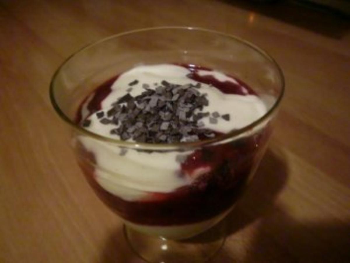 Waldbeermousse mit Cassislikör a la Angie - Rezept