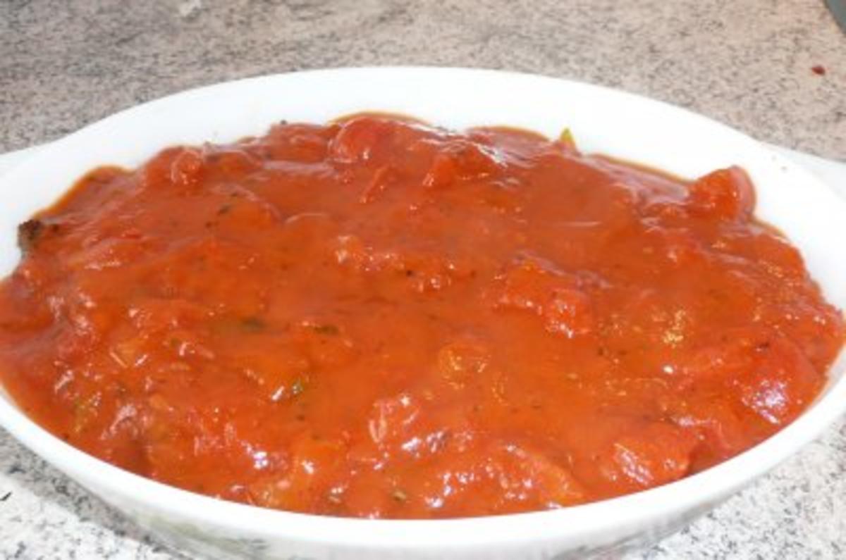 Auflauf: Paprika - Hackauflauf mit Tomatensauce - Rezept - Bild Nr. 8