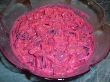 Salat .: Kartoffelsalat  mit Rote Bete - Rezept