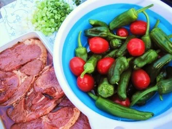 Pimientos mit Kirschtomaten ... - Rezept - Bild Nr. 3