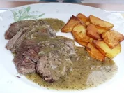 Fleisch: Rindfleisch (Suppenfleisch) an Minzsoße - Rezept