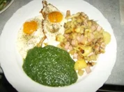 Gröstl mit Leberkäs - Rezept