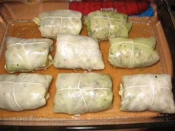 Vegetarische Kohlrouladen mit Putensteak - Rezept - Bild Nr. 2