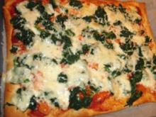 Pizza : Die verlorene und grüne Welt, Spinat ist sooo....Gesund - Rezept