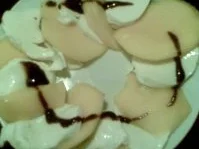 Rezept: Mango Mozzarella mit Balsamicocreme Mango Mozzarella mit Balsamicocreme - Rezept