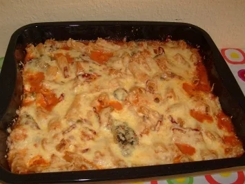 Überbackene Nudeln mit Gemüse - Rezept - Bild Nr. 4