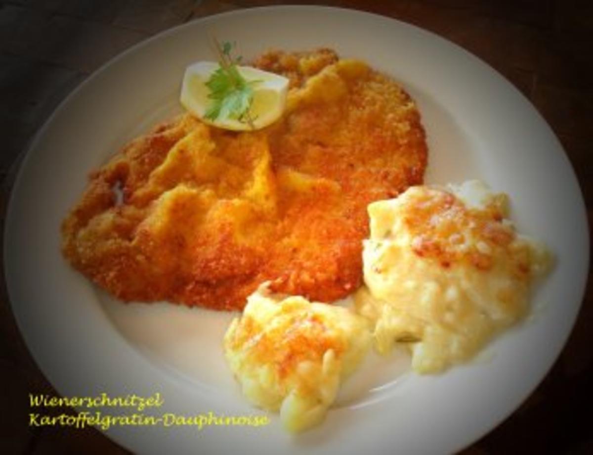 Wienerschnitzel-Dauphinoise - Rezept