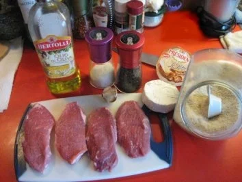 Schweinerückensteaks mit Waldpilz - Camenbert - Rezept - Bild Nr. 2