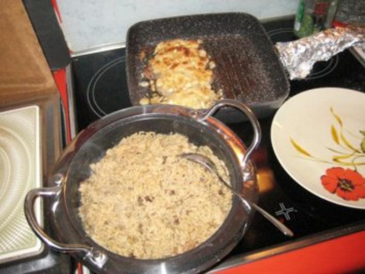 Schweinerückensteaks mit Waldpilz - Camenbert - Rezept - Bild Nr. 6